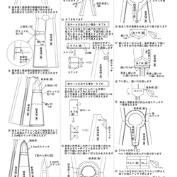 ジャンスカエプロンパターン(型紙)　＊パターン貼り合わせ無し 16枚目の画像