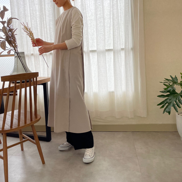 ハンドメイドおしゃれ大人可愛いジャンスカエプロン ハンドメイドおしゃれ大人可愛いエプロン 被りジャンスカタイプ