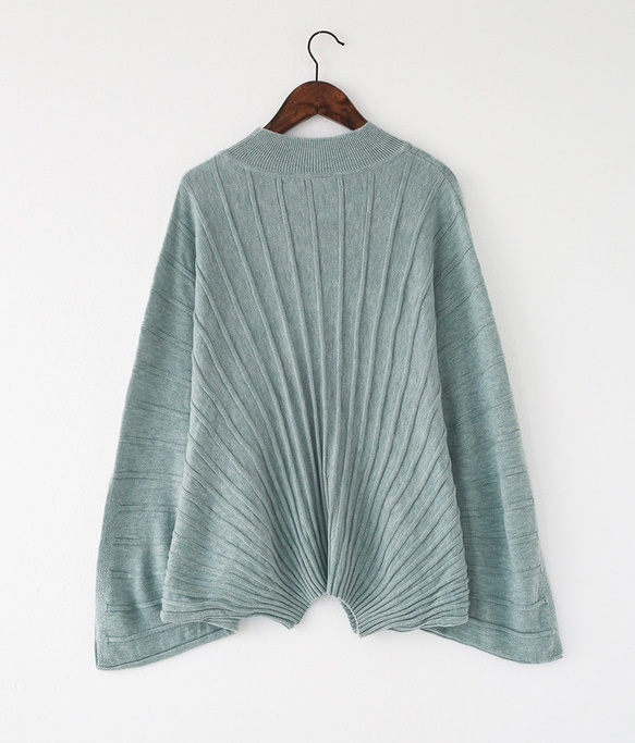 ■ミントグリーンのワイドセーター we-274gr 11枚目の画像