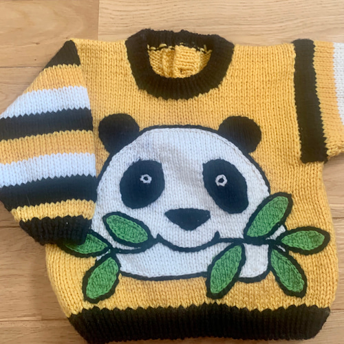 秋冬・パンダのちびっこセーター ニット・セーター knit-kako 通販 