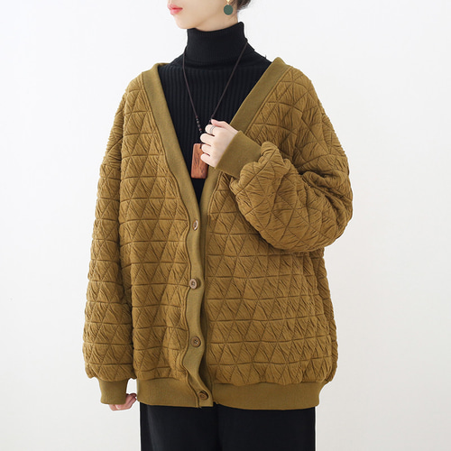新品タグ付き NATURAL LAUNDRY カーディガン キルティング
