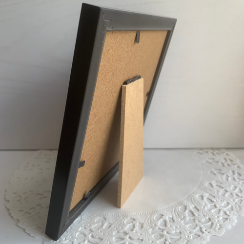 ペーパークイリング♥クリアーフォトフレーム ペーパークイリング・BOXフォトフレーム「L判サイズ」/フラワー フォト