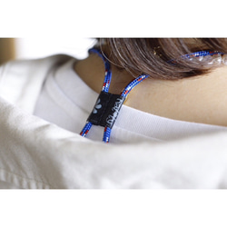 nat*ty マスクコード(パープル)】　パラコード4mm マスクストラップ　マスクチェーン　マスクアイテム 7枚目の画像