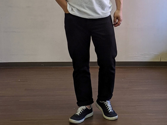 &lt;Tsumugirabo&gt;滯銷商品牛仔褲黑色染料 第7張的照片