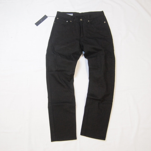 <ツムギラボ>Dead stock denim pants black dye 1枚目の画像