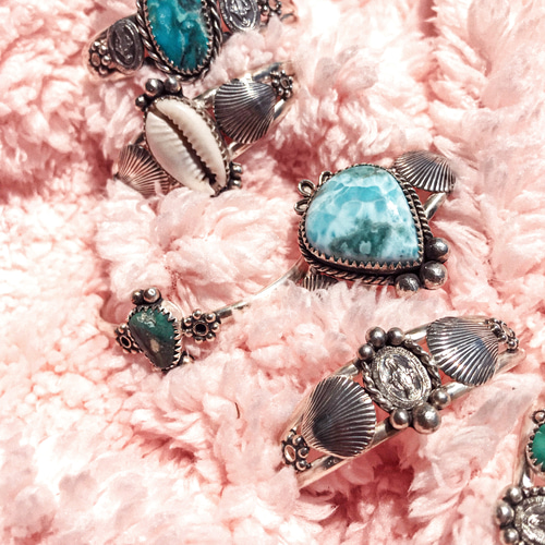 Natural Larimar Bracelet ラリマーブレスレット ブレスレット