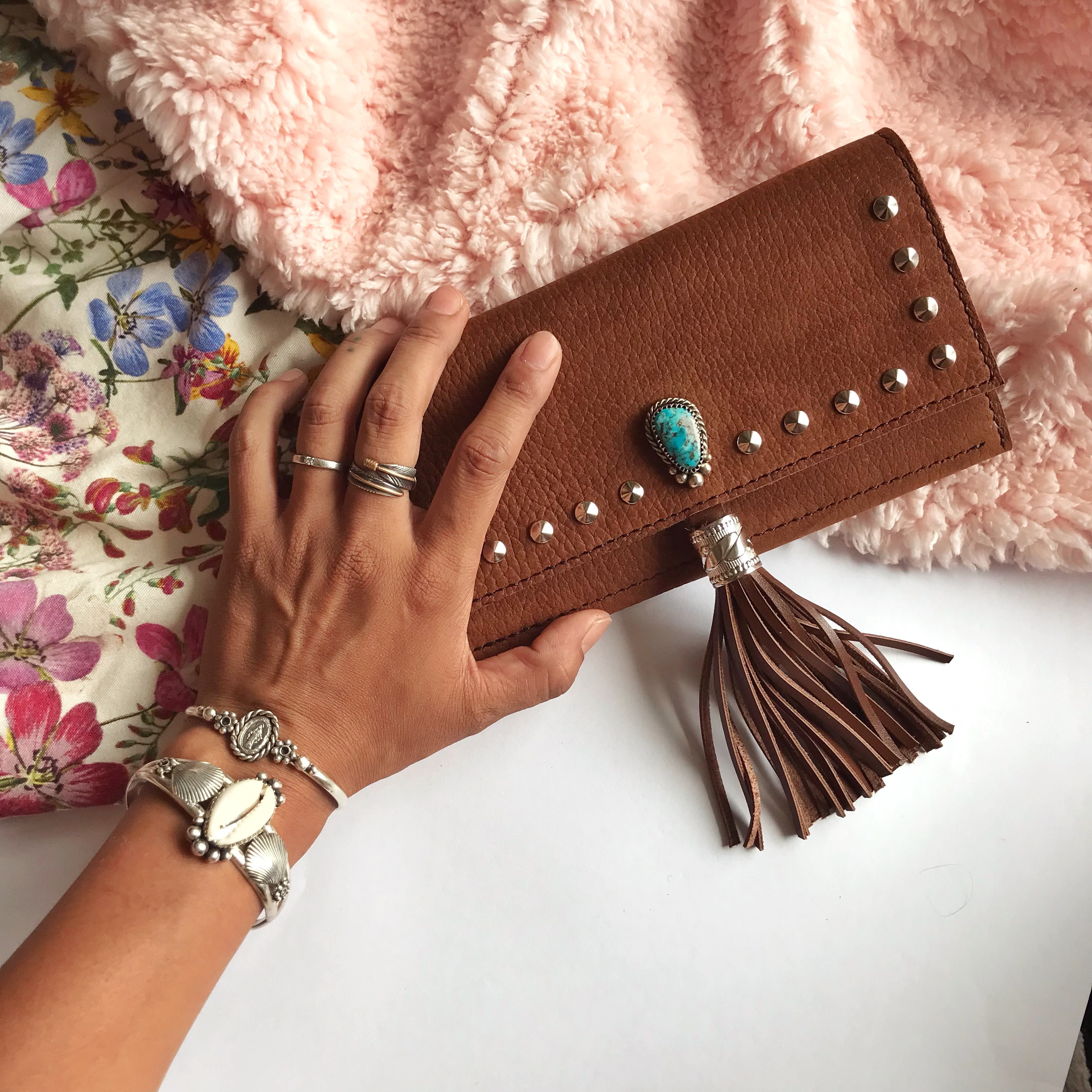 Campitos Turquoise long wallet ターコイズ　長財布