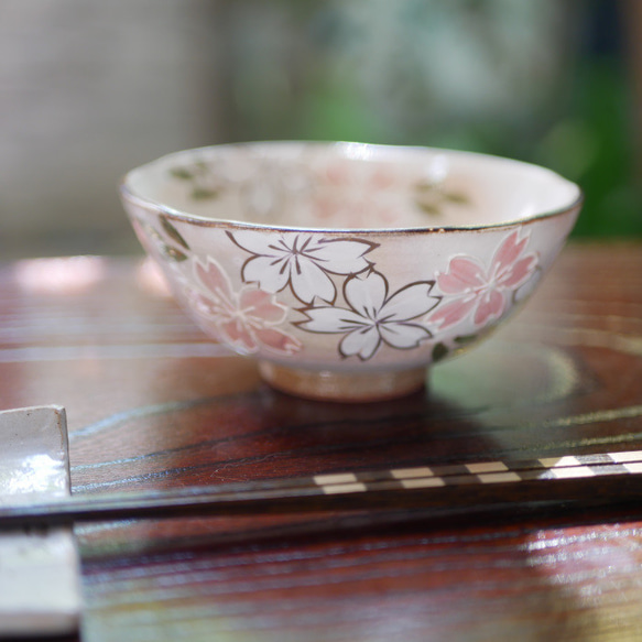 清水焼作家物茶碗・No.130526-13・梱包サイズ60 （京焼・清水焼