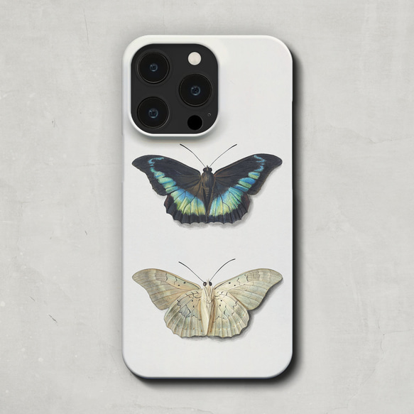 スマホケース / ゲオルギウス ヤコブス ヨハネス ファン オス「蝶々 の 表 と 裏」 iPhone 全機種対応 絵 2枚目の画像