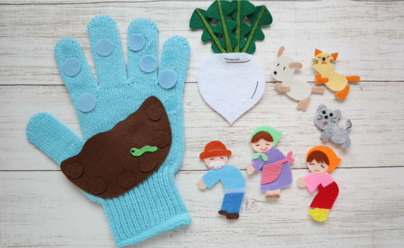 手袋シアター　「おおきなかぶ」 3枚目の画像