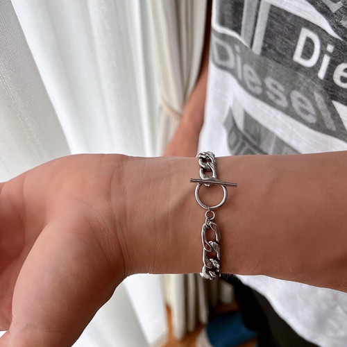 Mu 限定セール マリンスポーツOK メンズ チェーンマンテルブレスレット