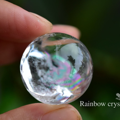 蘭丸様用　インクリュージョンクォーツ最高峰　レインボーブラックファイアークォーツ 月影