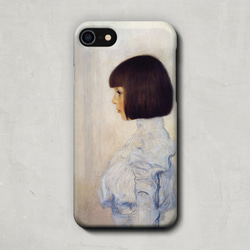 スマホケース / グスタフ クリムト「ヘレーネ クリムト の 肖像」 iPhone 全機種対応 絵 名画 レトロ 個性的 3枚目の画像