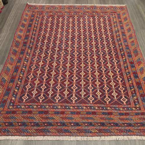 アフガニスタン マシュワニキリム 手織り 絨毯トライバルラグ ヴィンテージラグ アフガニスタン マシュワニキリム 手織り 絨毯トライバルラグ