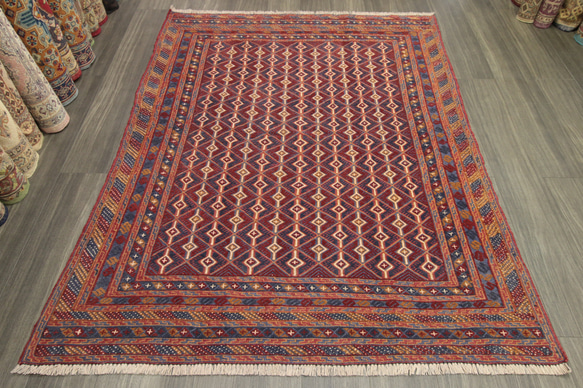 ヴィンテージ アフガニスタン トライバルラグ マシュワニキリム