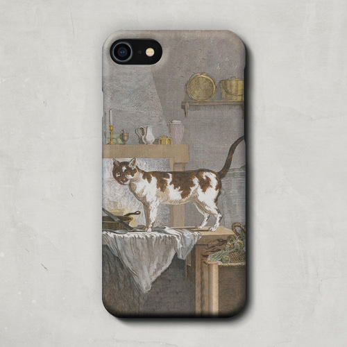 Society6  iPhoneケース  おしゃれ モダン アート 猫 スマホケース / ジャックス デ セベ「飼い猫」 iPhone 全機種