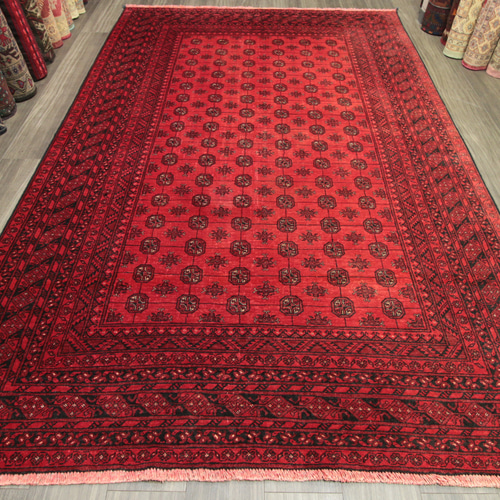 とても年代手織り絨毯トルクメン絨毯ミニラグ