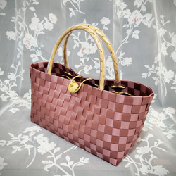 ♡プラカゴ‪ ✿選べるストライプcolor 横長コンパクト ブラック‬