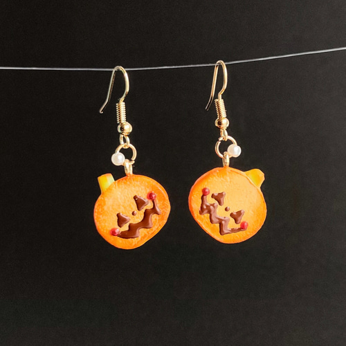 期間限定】ハロウィンクッキージャックオーランタン（ピアス 