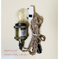 流木インテリア 小型の木を組合わせたアンティーク調の流木シェード＆ペンダントライト 照明 LED ランプ  北欧 N1 10枚目の画像