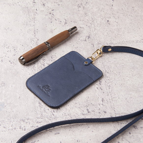 直式證件夾 ID Card Holder / 灰藍Gray Blue 第2張的照片