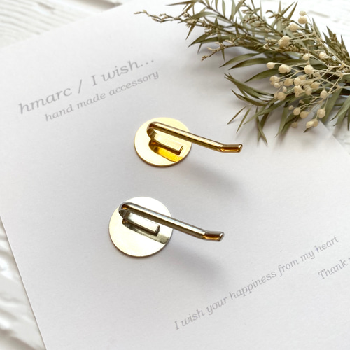 秋の始まり / クリア グリーン レジン グラデーション ヘアゴム ポニー