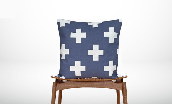 Mori no Cushion ＋Design back navy blue -Hinoki scent- 第1張的照片