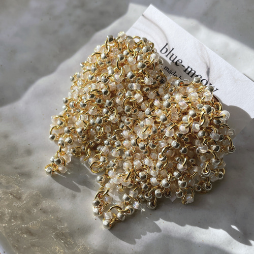 再販＊ B つぶつぶ ビーズ シャワー ピアス イヤリング