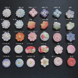 【オーダー】飴と練りきりの簪【和菓子風】 3枚目の画像