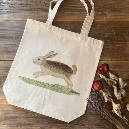 トートバッグ / ロバート ジェイコブ ゴードン「ウサギ」 カバン 兎 卯