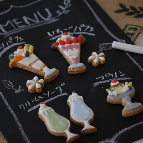 昭和レトロスイーツのアイシングクッキー（retro icing cookie