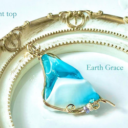 天然石：クリスマス20％オフセール♡ 空を見上げて ラリマー 14kgf