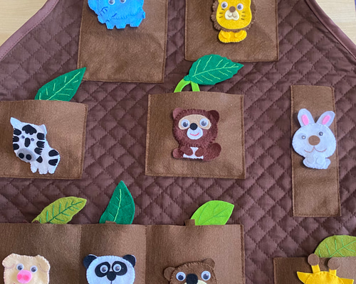 エプロンシアターすっぽんおやさいさん 生地 ショコラ 通販 14591345