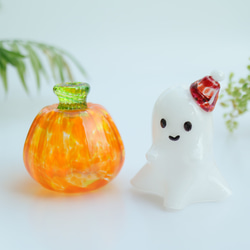 《Halloweenセット》カボチャランタン&選べるオバケランプ【送料無料】 2枚目の画像