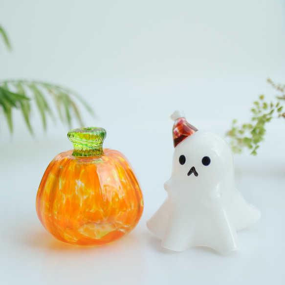 《Halloweenセット》カボチャランタン&選べるオバケランプ【送料無料】 4枚目の画像