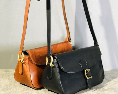 美品】JRA 象革 ショルダーバッグ 斜めがけ ブラウン セレンシー