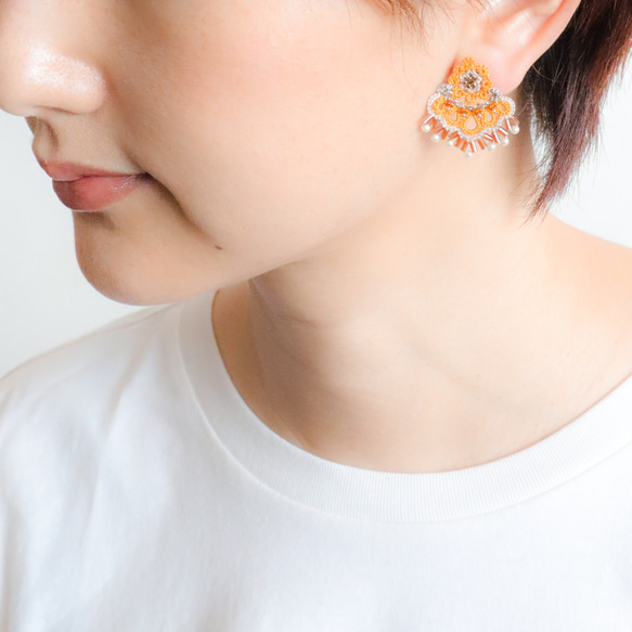 【Phase Eight】編み込みスクエアドロップ ピアス 関税込 ワット ア スナック ドロップ ピアス | ジュエリー | ケイト