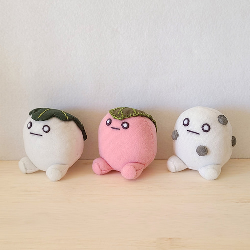 豆大福のぬいぐるみ ぬいぐるみ くろまるファクトリー 通販