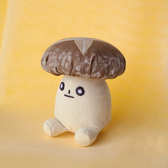伝染るんです　ぬいぐるみ　しいたけ　吉田戦車　椎茸 伝染るんです ぬいぐるみ しいたけ 吉田戦車 椎茸 - メルカリ