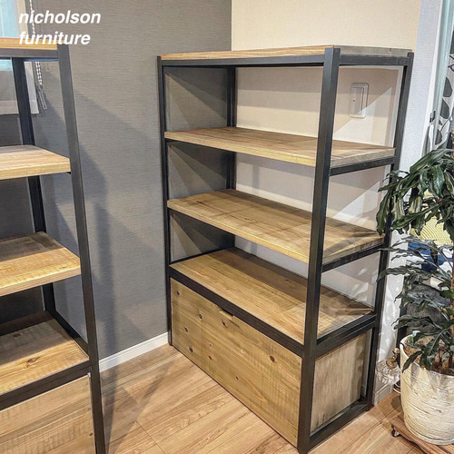 ビンテージ 足付き ラック 飾り棚 ※ 送料込みに変更します ビンテージ 足付き ラック 飾り棚 ※ 送料込みに変更します