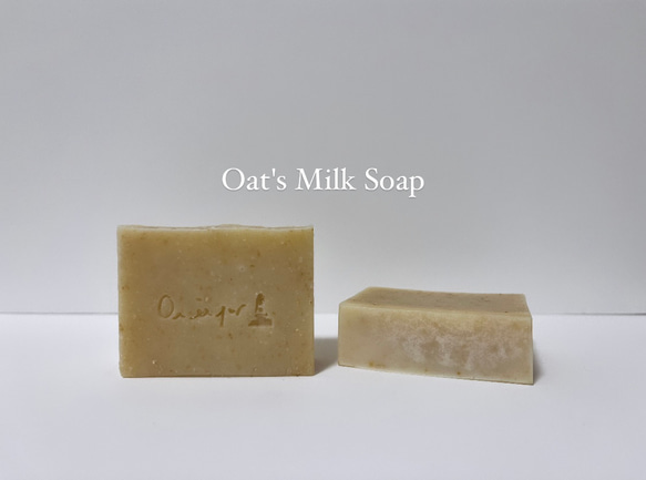 オートミール石鹸　O'at milk Soap オーガニック　石鹸　雑貨石鹸　【1個】 4枚目の画像