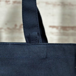 【秋冬穿搭】帆布迷你手提包和迷你收納袋套裝，飾有驚喜貓刺繡和內袋，書包 第12張的照片