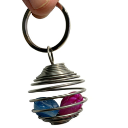 スプリングペンダントトップ　ストーンホルダー 8枚目の画像