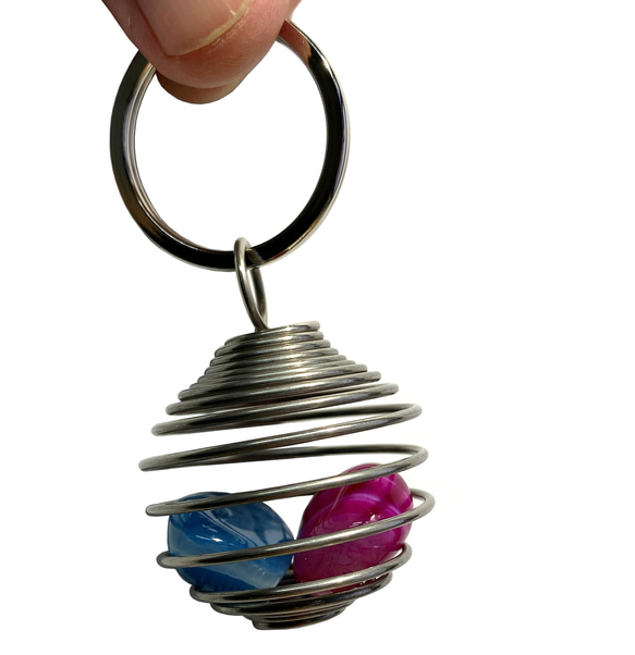 スプリングペンダントトップ　ストーンホルダー 8枚目の画像