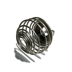 スプリングペンダントトップ　ストーンホルダー 6枚目の画像