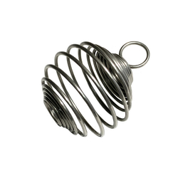 スプリングペンダントトップ　ストーンホルダー 5枚目の画像