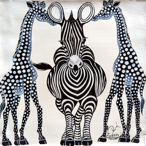 アフリカの絵画 6 色のペンキから生まれる命のアート | お母さん大学