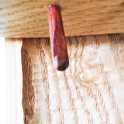 キースタンド・とり　木工・タモ・ブビンガ材 8枚目の画像