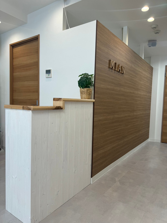 【段差】カウンター レジカウンター　受付カウンター　幅90✖︎高さ105✖︎奥行き38センチ 8枚目の画像