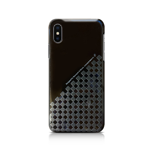 iPhoneケース　 アイフォンケース　 6.7インチ マットブラック iPhone XS Max用 ハイブリッドタフケース マットブラック｜株式